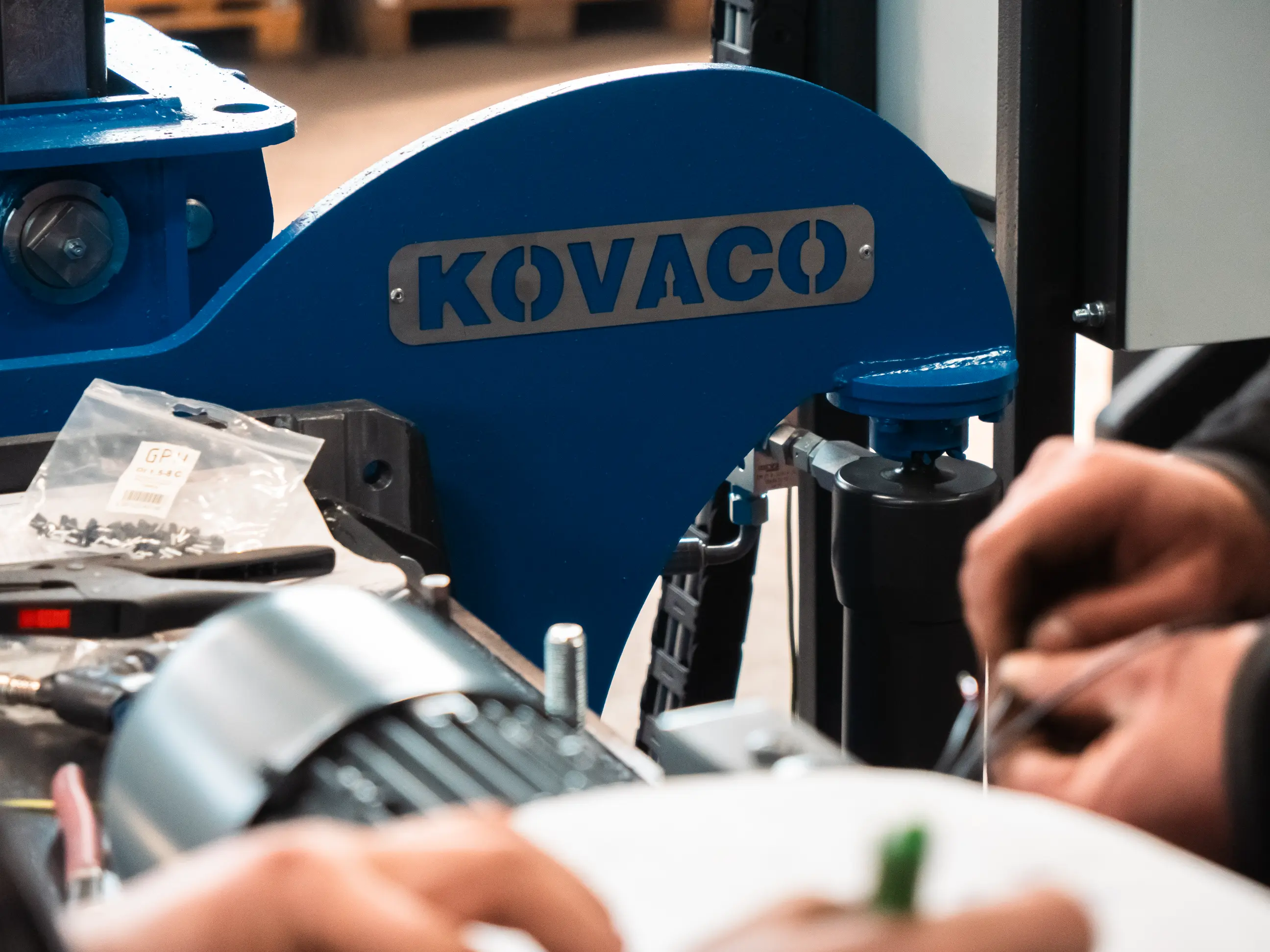 KOVACO — assembly detail in production